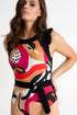 Shan Fashion Elegant high-neck one-piece